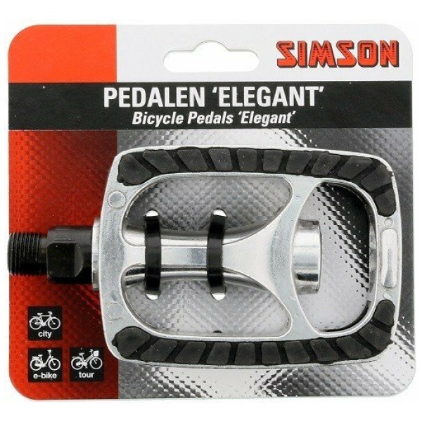 Simson PEDALEN ELEGANT 021978 Zilver|Zwart - Afbeelding 2