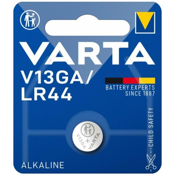 Varta Knoopcel Batterij LR44 - High Energy Alkaline - 1,5 Volt per stuk Zilver - Afbeelding 2