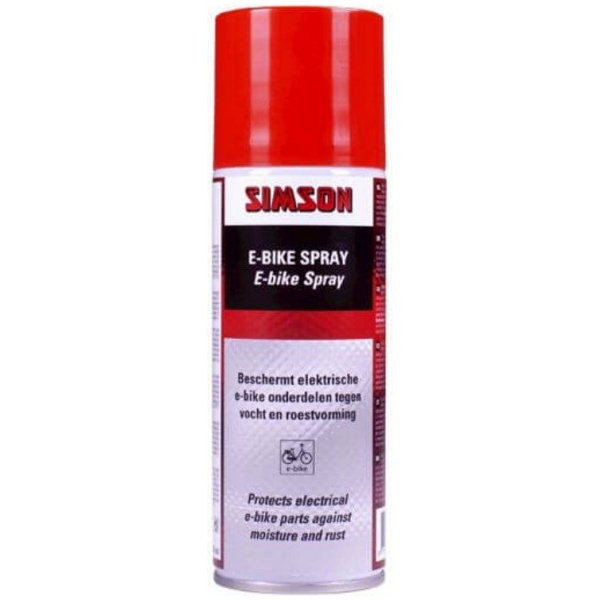 Simson Contact Spray E-Bike - Spuitbus 200ml Rood