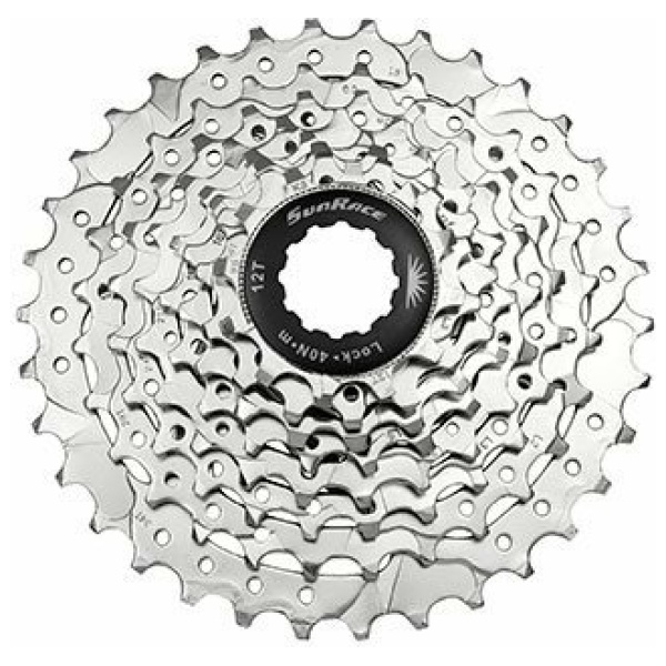 Sunrace cassette 8v 11/32 Zilver - Afbeelding 2