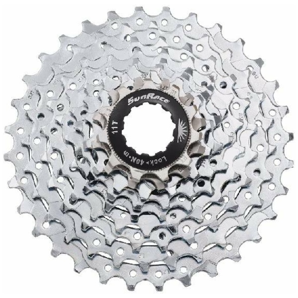 Sunrace Cassette 11-32T 9V -ZILVER Zilver - Afbeelding 3