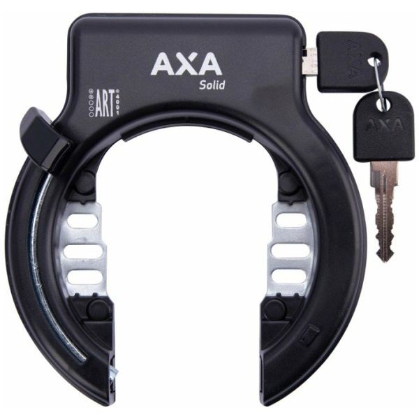 Axa Ringslot Solid topboutbev. ART** Zwart - Afbeelding 3