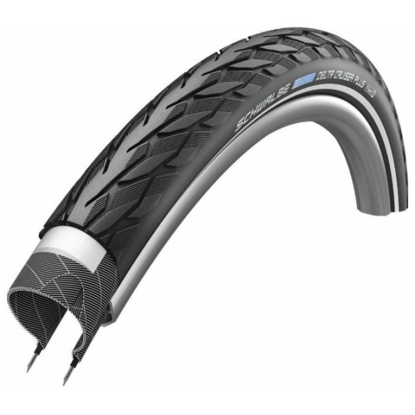 Schwalbe Delta Cruiser Plus Buitenband 24x1 3/8 - 37-540 Zwart