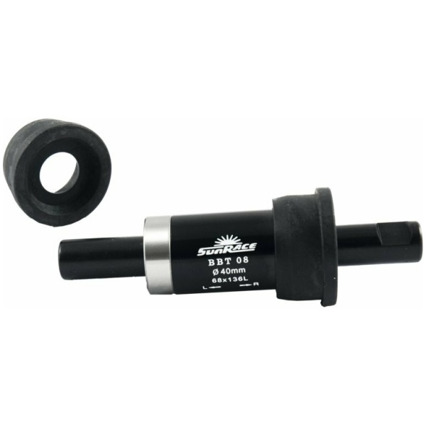 Sunrace Trapas Inpers Ø 40 mm 136 mm t.b.v. Spie Zwart