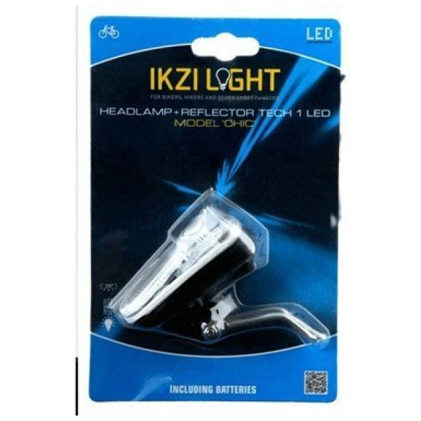 Ikzi -Light reflector koplamp kroonb.chic 1xLED wit 1434800 Zwart