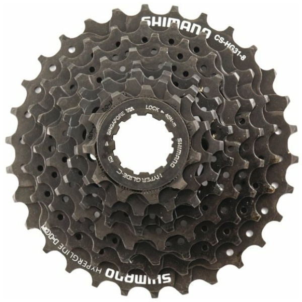 Shimano cassette 8v 11/34 HG31 Zilver