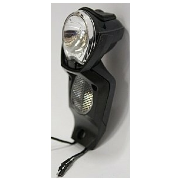 Gazelle Koplamp black Light vision V2 naafdynamo export