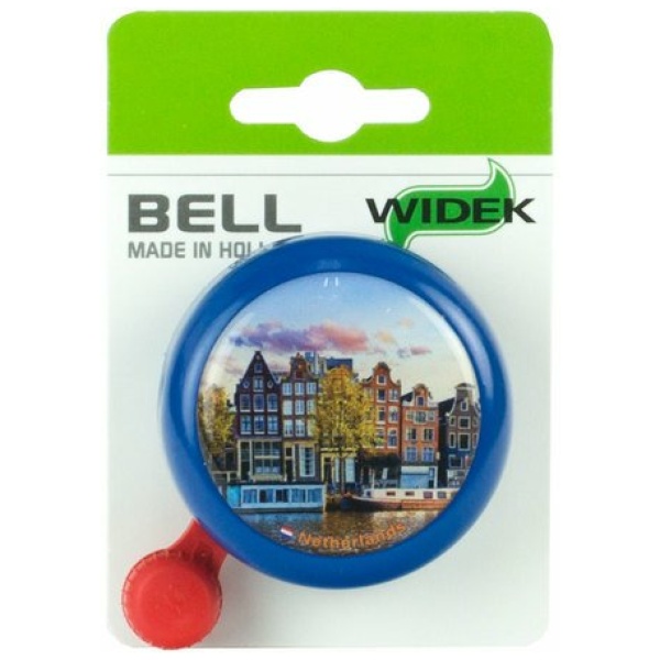 Widek Fietsbel Grachtenpand - Blauw