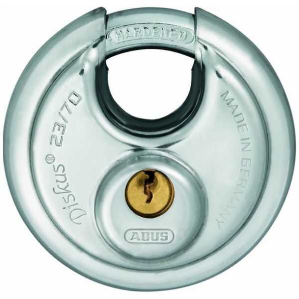 Abus Hangslot Discus 23/70 Zilver