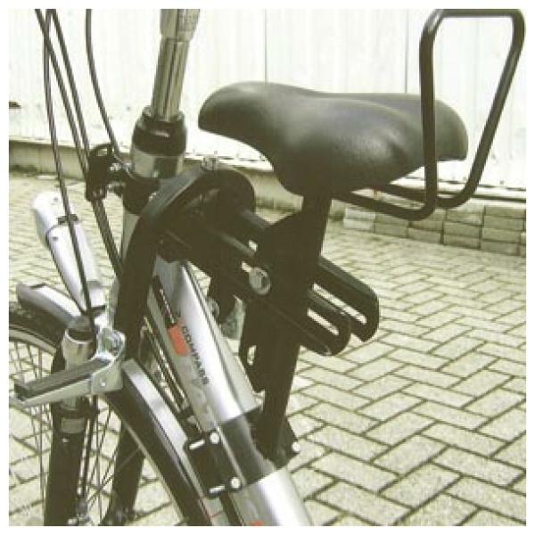 Velo Zadel op Buis Damesfiets Monobuis Model 4 - De Ideale Oplossing voor Ouder en Kind Black