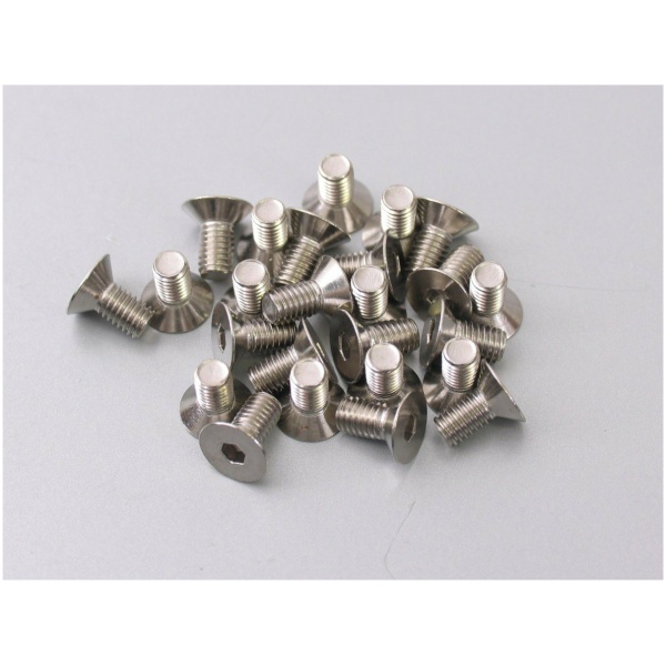 Bofix Bach Inbusbout Platkop M5x10mm RVS Verzonken Zilver