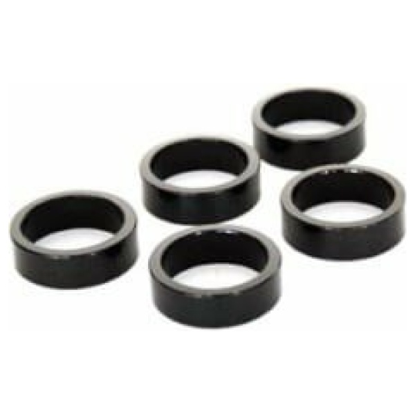 Merkloos Balhoofd vulbus pro line Spacer 1 inch 10mm zwart per stuk