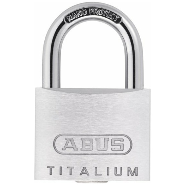 Abus SLOT HANG 64TI/30 30MM TITALIUM KRT Zilver