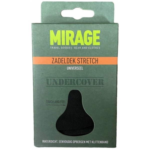 Mirage zadeldek universeel stretch nylon Zwart