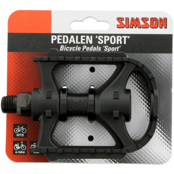 Simson Sport Pedalen 021923 Zwart