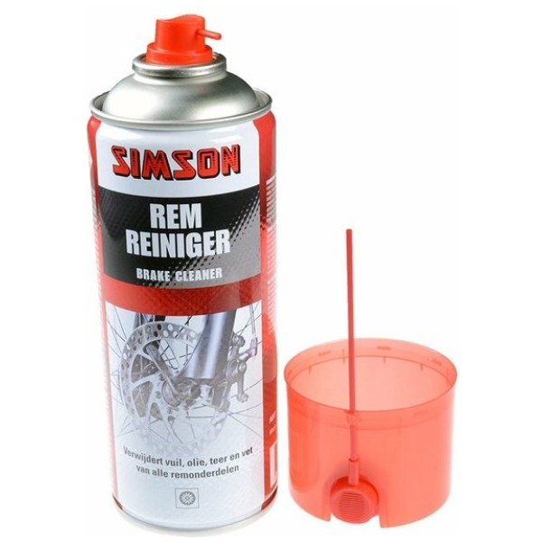 Simson remreiniger spray 400ml Rood