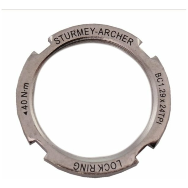 Sturmey Archer NAAFDL STURMEY LOCKRING TBV HBT30 ACHTERNAAF Zilver