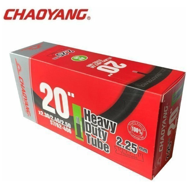 Chaoyang Heavy Duty Binnenband 20x2.3/2.5 (55/62-406) - Extra Robuust voor Bakfietsen - Afbeelding 2