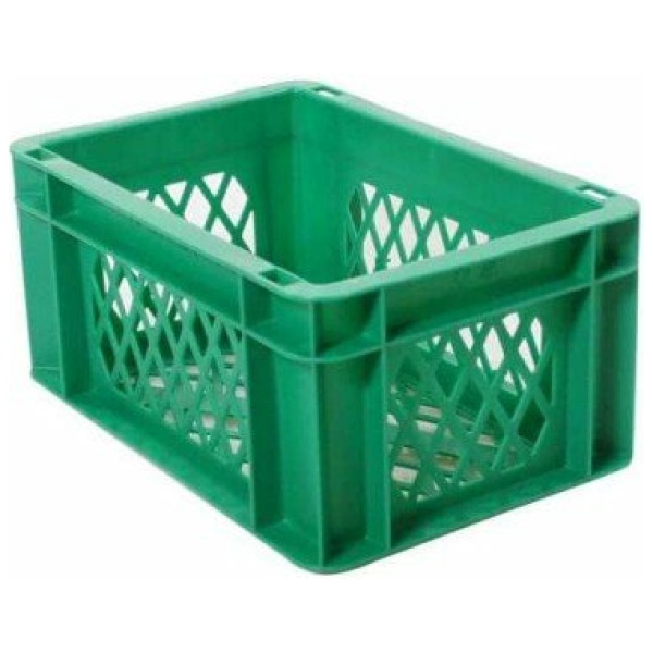 Merkloos Fietskrat Mini - 30 x 20 x 14.5cm - Groen - Afbeelding 2