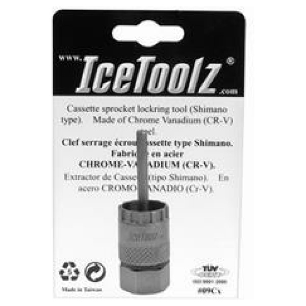 Icetoolz Lockringafnemer Shimano m/pen Lifu-09C1 Zwart