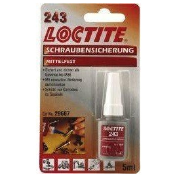 Loctite schroefbeveiliging 5 ML TUBE