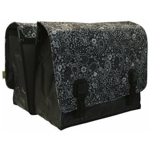 Beck Dubbele Fietstas Classic 45L - Blackish Pattern