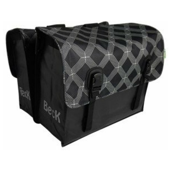 Beck Dubbele Fietstas Classic 46L - Black Diamonds