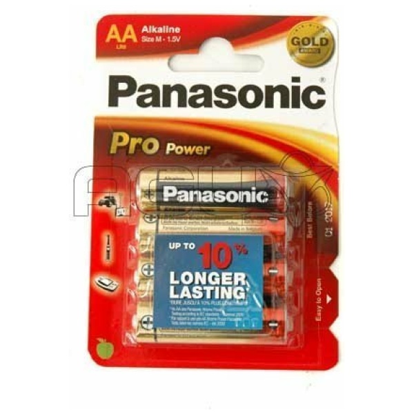 Panasonic BATT PANA PROPOWER LR6 PENLITE AA PREMIUM ALKALINE (4)