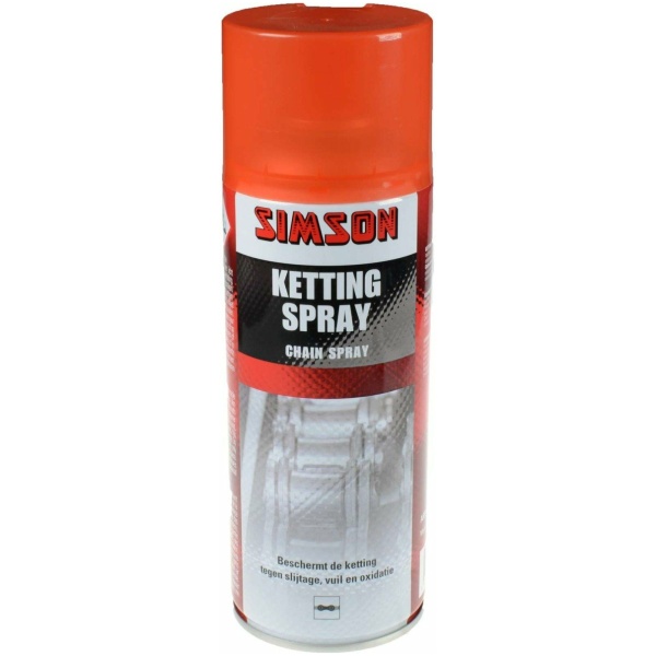 Simson Ketting Spray 400 ml Rood