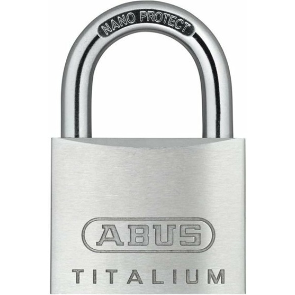 Abus hangslot Titalium mm krt Zilver