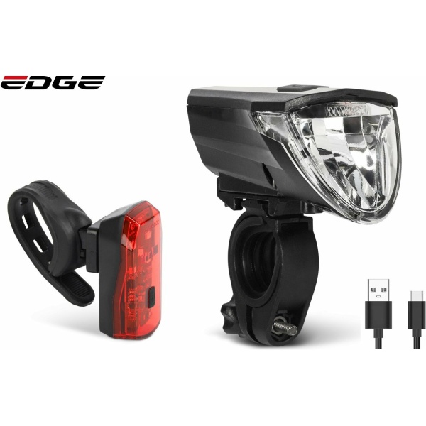 Edge Verlichtingsset Razor 60 Lux - USB - StVZO gokeurd (incl. remlichtfunctie) - Afbeelding 6