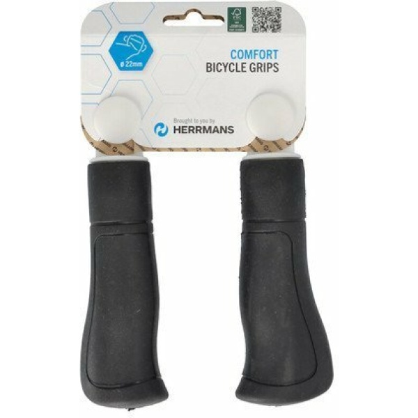 Herrmans handvatten Ergo 84B 120mm Zwart