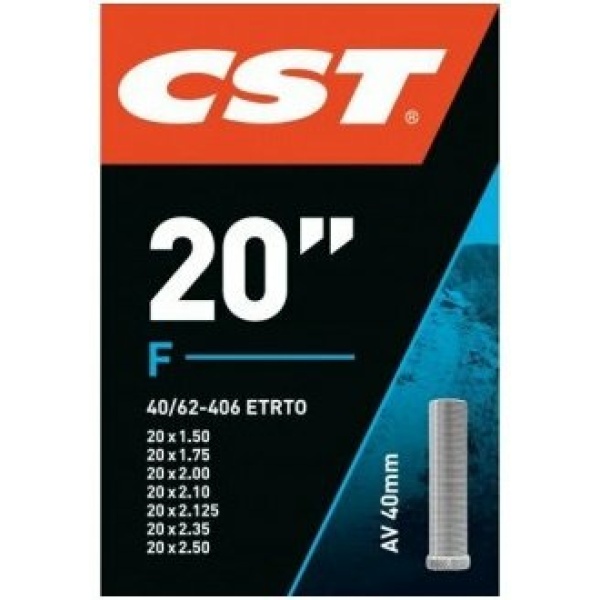 Cst Binnenband 20x1.50 - 2.50 Autoventiel 40mm Zwart