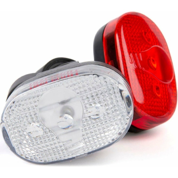 Ikzi fietsverlichting set 3 led Rood - Afbeelding 2