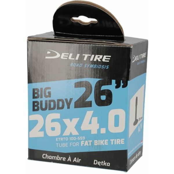 Deli Tire Big Buddy Binnenband 26x4.00 (100-559) AV 35mm Fatbike Binnenband