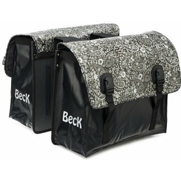 Beck Dubbele Fietstas Classic 45L - Blackish Pattern - Afbeelding 2