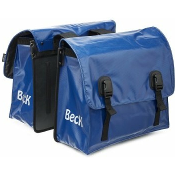 Beck Fietstas Dubbele Blauw - 46L - Afbeelding 2