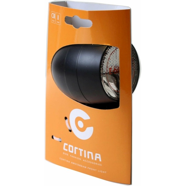 Cortina koplamp Amsterdam E-bike zwart